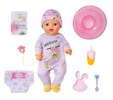 Baby Born, Soft Touch Little Girl, lalka interaktywna, akcesoria, 36 cm