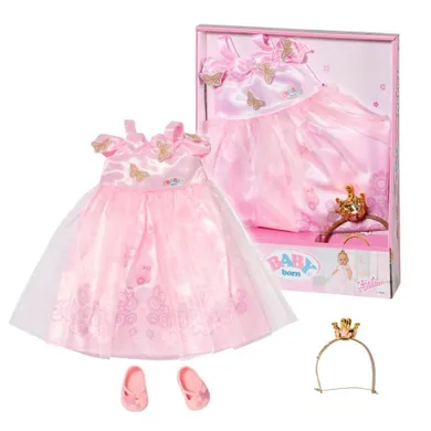 Baby Born, Sukienka księżniczki Deluxe, ubranko dla lalki, 43 cm