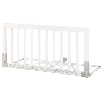 Baby Dan, barierka ochronna łóżka, drewniana, biała