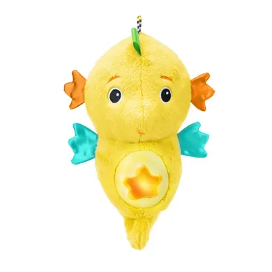 Baby Einstein, Sea Dreams Seahorse, zabawka uspokajająca, konik morski, żółty, 0m+