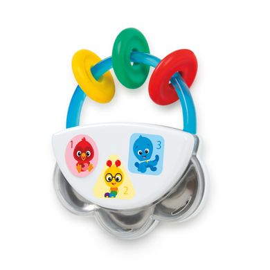 Baby Einstein, Tiny Tambourine, tamburyn z grzechotką, zabawka muzyczna