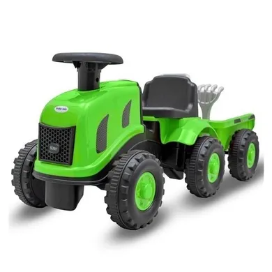 Baby Mix, Benny, jeździk, traktor z przyczepą, zielony