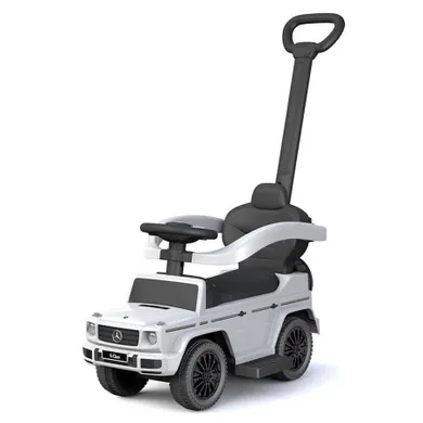 Baby Mix, Mercedes Benz G-Class, jeździk z rączką, biały
