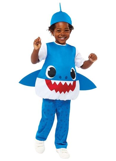 Baby Shark, strój dziecięcy, rekinek, rozmiar 98/104