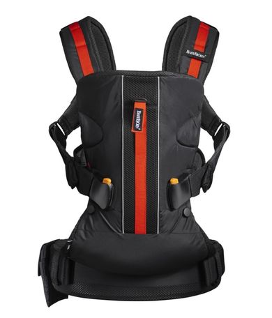 BabyBjörn, One Outdoors, nosidełko dla niemowląt, czarne