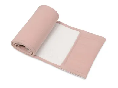 BabyMatex, Bump Air Muslin, ochraniacz do łóżeczka, różowy, 180-30cm