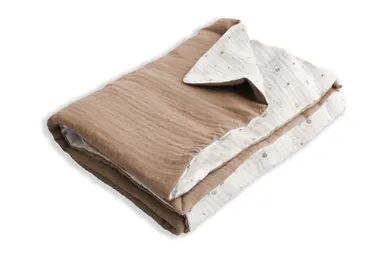 BabyMatex, kocyk muślinowy, kwiatki, 75-100 cm