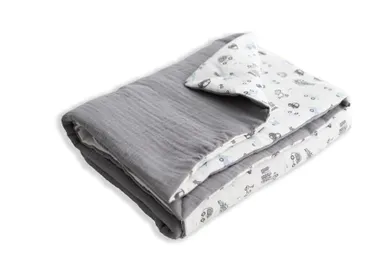 BabyMatex, kocyk muślinowy, samochody, 75-100 cm