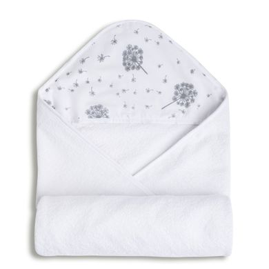 Babymatex, Maxi, niemowlęce okrycie kąpielowe frotte, biały, 100-100 cm