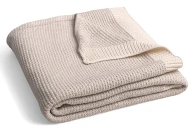 Babymatex, Mini Rattle, kocyk bawełniany, beżowy, 80-100 cm