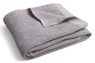 Babymatex, Mini Rattle, kocyk bawełniany, szary, 80-100 cm