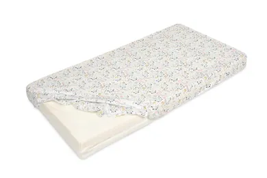 BabyMatex, prześcieradło jersey z gumą, kwiaty 60-120 cm