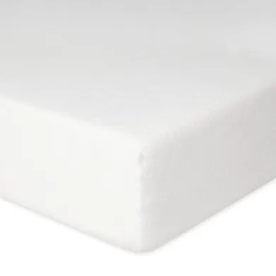 BabyMatex, prześcieradło z gumką, frotte, białe, 70-140 cm
