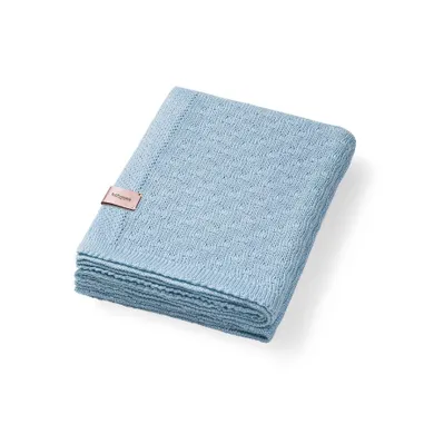 BabyOno, kocyk bambusowy, niebieski, 75-100 cm