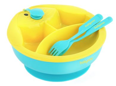 BabyOno, miseczka z przyssawką, podgrzewana wodą