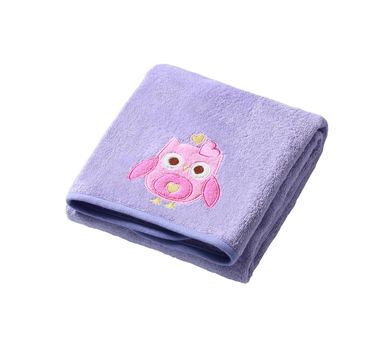 BabyOno, Ręcznik kąpielowy frotte, 140-70 cm, fioletowy