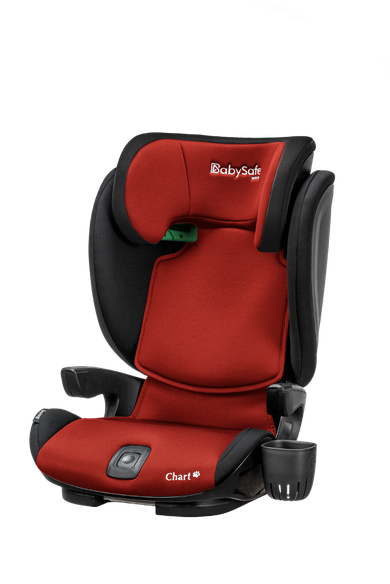 BabySafe, Chart, I-size, fotelik samochodowy, 15-36 kg, red-black