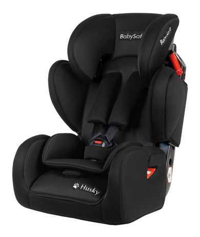 BabySafe, Husky, fotelik samochodowy, 9-36 kg, black