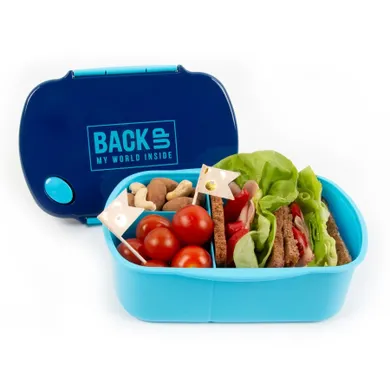 BackUp, lunchbox, niebieski
