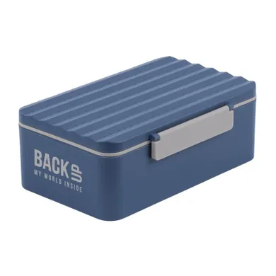 BackUp, lunchbox, niebieski,