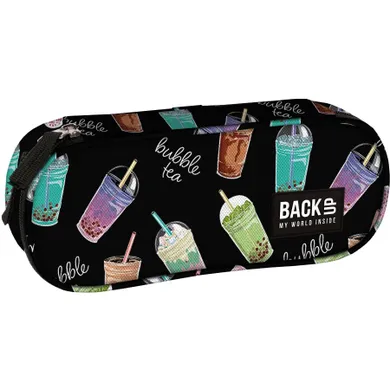 BackUp, piórnik, owalny, Bubble Tea