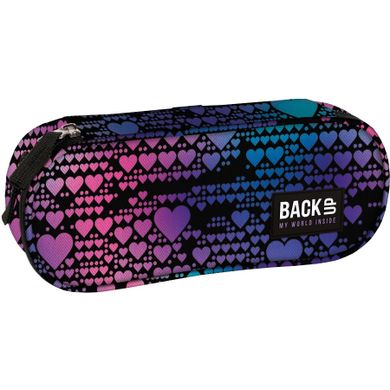 BackUp, piórnik, owalny, Dance Hearts