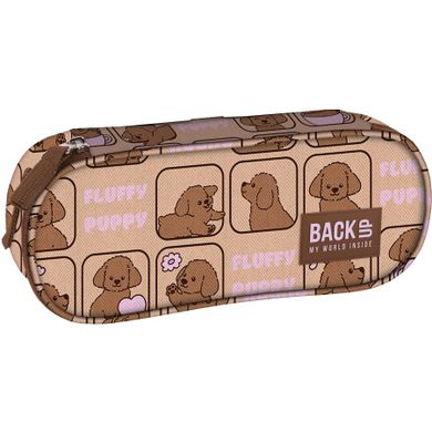 BackUp, piórnik, owalny, Fluffy Puppy