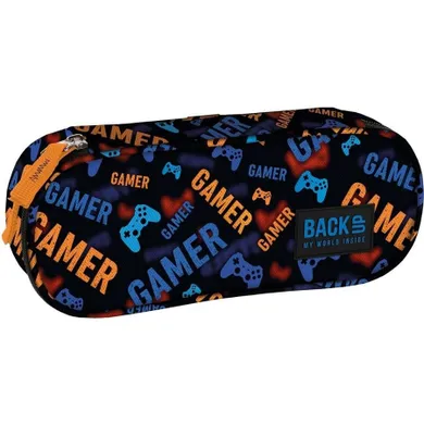 BackUp, piórnik, owalny, Game Pad