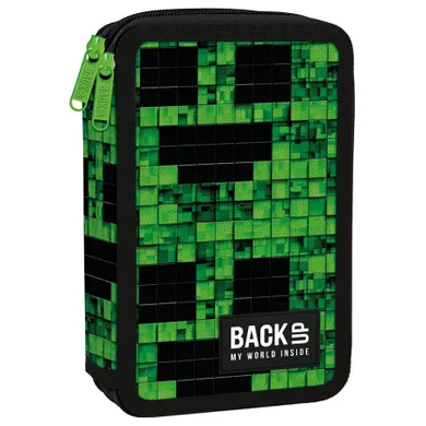 BackUp, piórnik rozkładany, podwójny, z wyposażeniem, Slinker