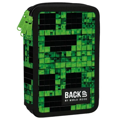 BackUp, piórnik rozkładany, potrójny, z wyposażeniem, Slinker