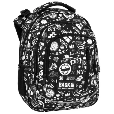 BackUp, plecak szkolny, 3-komorowy, Drift