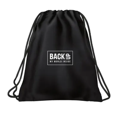 BackUp, worek sportowy, Czarny