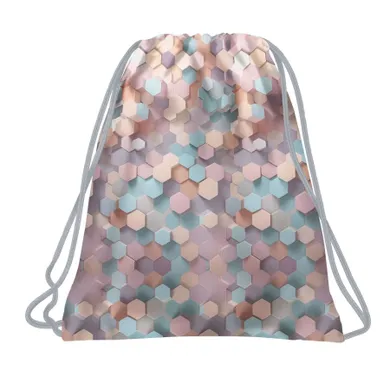 BackUp, worek sportowy, Geometric Beige