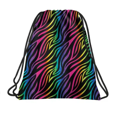 BackUp, worek sportowy, Kolorowa Zebra