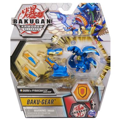 Bakugan, Baku-Gear, kule z akcesoriami, Dragon Pyra Blue Gold