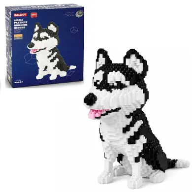 Balody, Pies Husky duży, klocki konstrukcyjne, 1900 elementów
