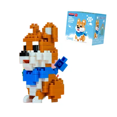 Balody, Piesek mini Corgi, klocki konstrukcyjne, 195 elementów