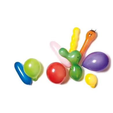 Balony lateksowe, różne kształty i kolory, 20 szt.
