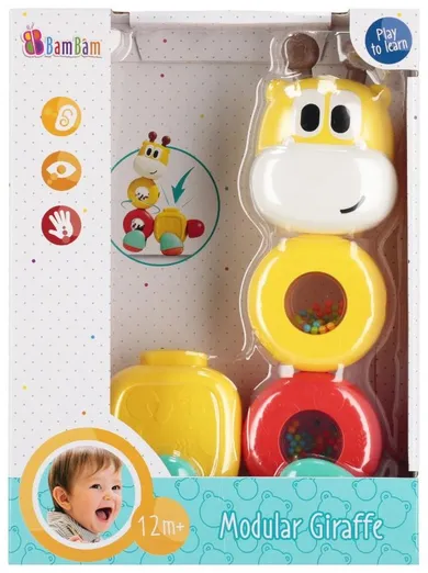 Bam Bam, Modułowa Żyrafka, zabawka sensoryczna