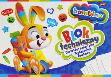 Bambino, blok techniczny, A3, 10 kartek