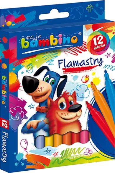 Bambino, flamastry, 12 kolorów