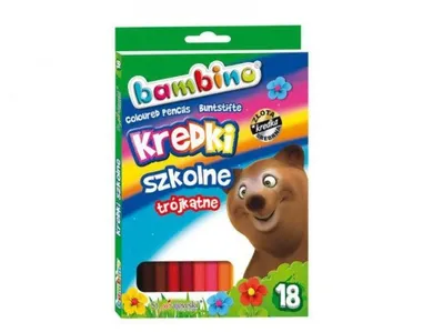 Bambino, kredki, 18 kolorów