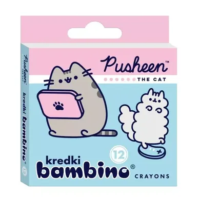 Bambino, Pusheen, kredki szkolne, 12 kolorów