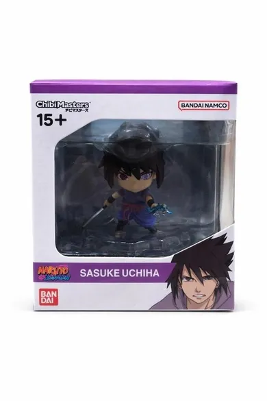Bandai, Chibi Masters, Naruto Wave 2, Sasuke Uchiha, figurka kolekcjonerska