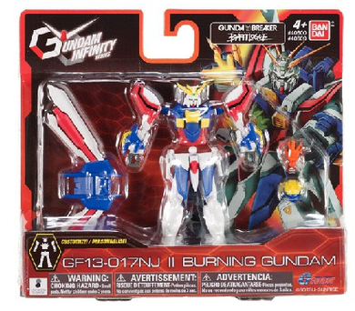 Bandai, Gundam Infinity, Burning Gundam, figurka kolekcjonerska