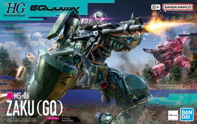 Bandai, HG GQuuuuuuX, Ms-06 Zaku GQ, model kolekcjonerski do składania, 1:144
