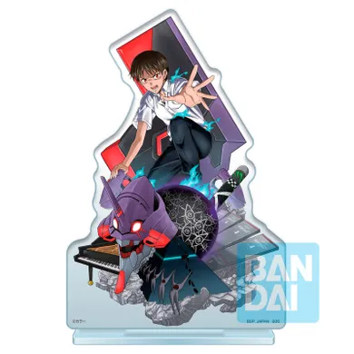 Bandai, Ichibansho Evangelion, Acrylic Stand, Shinji Ikari, figurka kolekcjonerska