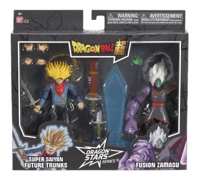 Bandai Manga, Dragon Ball, Dragon Stars, BP SSF Trunks/F Zamasu, figurki, 16 cm