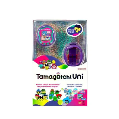 Bandai, Tamagotchi Uni, z paskiem na nadgarstek, zabawka interaktywna, purple, figurka kolekcjonerska