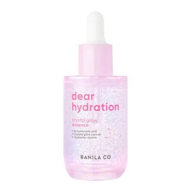 Banila Co, Dear Hydration Crystal Glow Essence, rozświetlająca esencja do twarzy, 50 ml